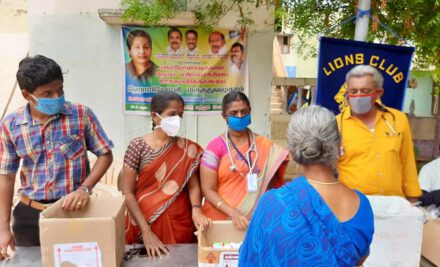 Free camp at MIG colony along with Lions Club